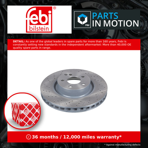 Brake discs pair vented - 2x,