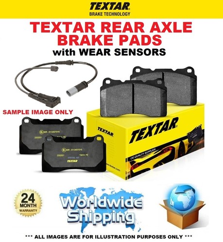 Textar rear axle brake pads - textar,