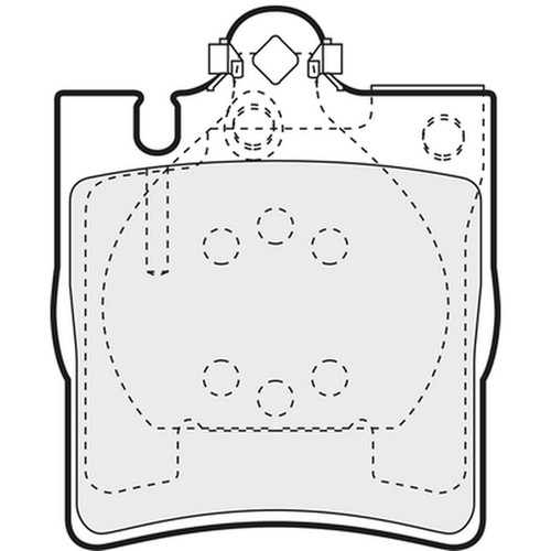 Brake pads set for - brake,