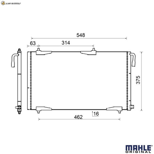 Condenser air conditioning - condenser,