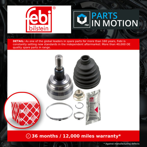 Joint fits mercedes - cv,