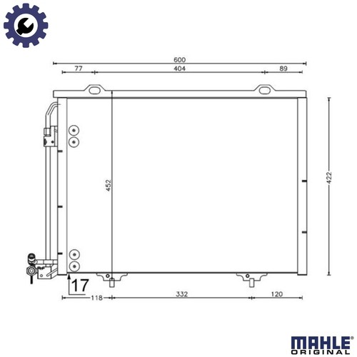 Condenser air conditioning - condenser,