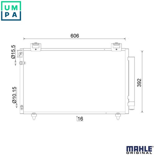 Condenser air conditioning - condenser,