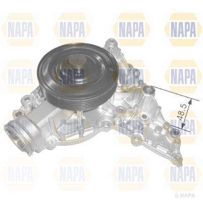 Napa water pump - for, mercedes