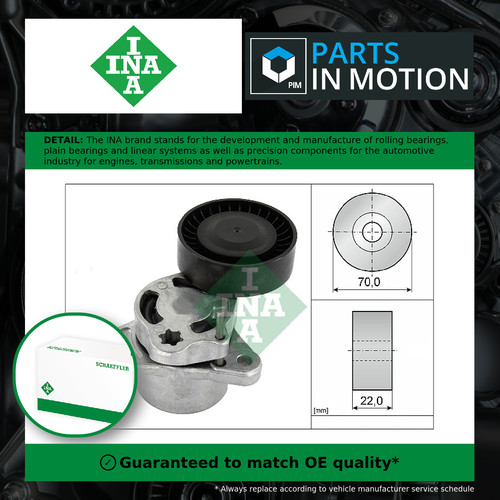 Aux belt tensioner fits - tensioner,