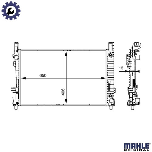 Radiator engine cooling - radiator,